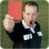Какой арбитр показал красную карточку сам себе?