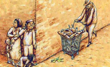 فقر ، گرسنگي نيست 