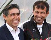 افشین قطبی سرمربی تیم فوتبال پرسپولیس 