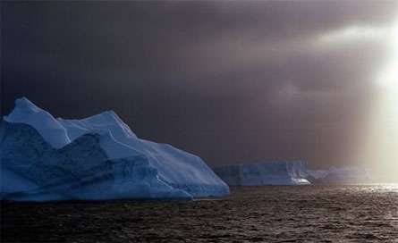 تصويري زيبا از قطب جنوب