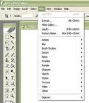 نحوه استفاده از نوار منو 