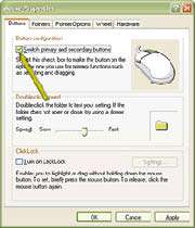 تغییر دادن تنظیمات ماوس 