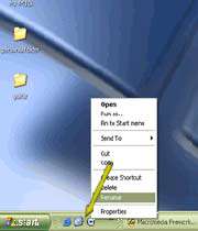 افزودن یك عنصر به نوار كوییك لانچ