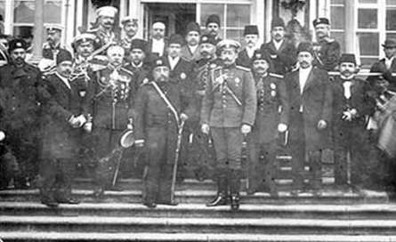 مظفرالدين شاه و نيكلاي دوم تزار روسيه(1905)
