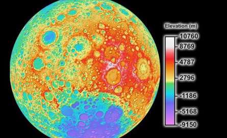 تصویر کامل ترین نقشه ماه