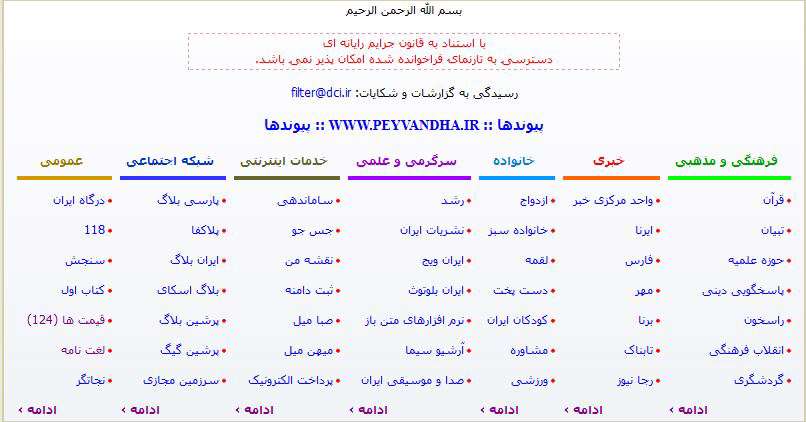 پر بازدیدترین سایت ایرانی !