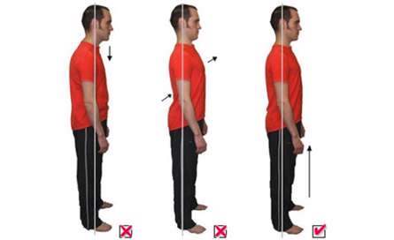 درست بایستید