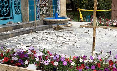 مرمت آرامگاه سعدی شیراز