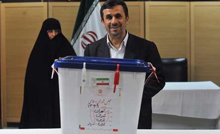 حضور متفاوت احمدی نژاد