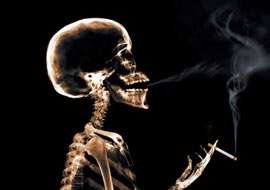 سیگاری نابوده شده 