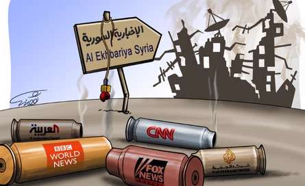 حمله رسانه ها به سوریه
