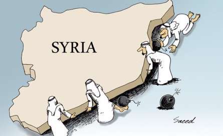 شیطنت همسایگان سوریه!