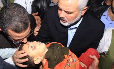 هنیه رهبر حماس و قندیل نخست وزیر مصر جسد کودک........