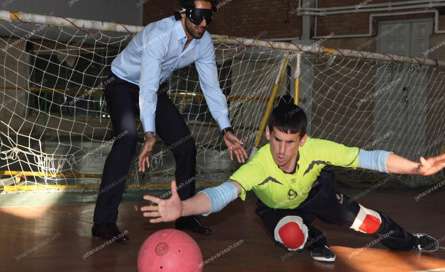 بازی گلبال مجیدی با کودکان نابینا 