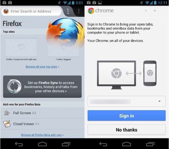 مرورگر فایرفاکس 20، Mozilla Firefox 20.0.1 For Android