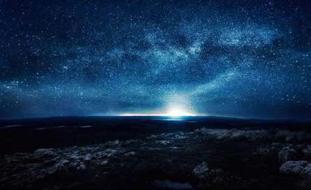 تصویر خارق العاده از پیوند آسمان و زمین در افق