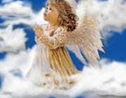 فرشته در حال دعا