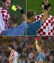 تصاویر دیدار کرواسی - استرالیا در جام جهانی 2006 که پل بزرگترین اشتباه داوری را به نمایش گذاشت