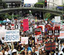 Manifestations anti-Bush au Venezuela