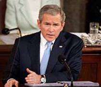 Bush justifie l'envoi des renforts militaires dans la région