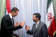 Bashar Assad  reçoit  Mahmoud Ahmadinejad.