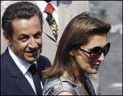 Le couple Sarkozy
