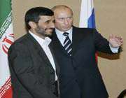 Ahmadinejad et  Poutine