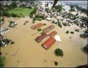 la ville de villahermosa inondée