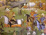 фрески во дворце чехель сотун