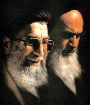 Aятулла Хаменеи и Имам Хомейни