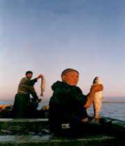 fishing, caspian sea