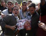 Martyre d'un  palestinien