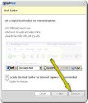 نصب برنامة Player Real Audio 