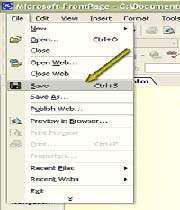 چگونه یك صفحه را ذخیره و نامگذاری كنیم؟ 