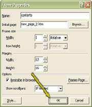 چگونه صفحاتي با فريم (Frame) ايجاد كنيم؟ 