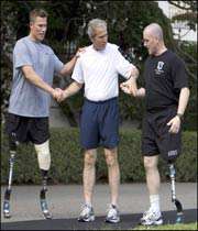 Буш с ветеранами афганской войны