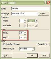 چگونه صفحاتي با فريم (Frame) ايجاد كنيم؟ 