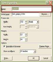 چگونه صفحاتي با فريم (Frame) ايجاد كنيم؟ 