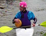 joueur de kayak-polo 