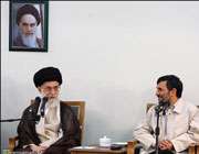  ایت الله خامنه ای و احمدی نژاد
