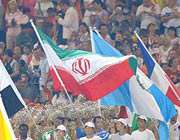 حمل پرچم ایران توسط میرزایی در پارالمپیک 