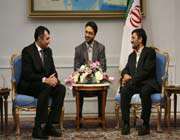 احمدی نجاد مع أحمد کاکا بايويج