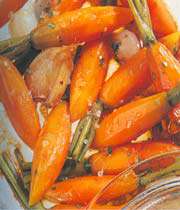 carottes nouvelles en cocotte