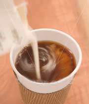 شیر و قهوه