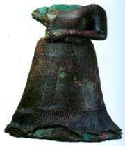 slalue en bronze de la reine élamite napira.su, ~xiv s. musée du louvre, paris.