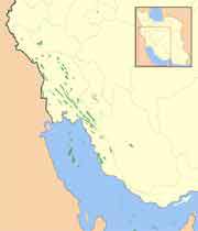 la plupart des gisements iraniens se trouvent au sud ouest du pays