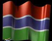 drapeau de la gambie