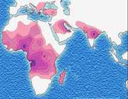 مناطق انتشار فقر الدم المنجلي