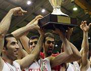 مهرام قهرمان بسکتبال ایران 