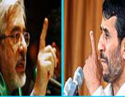 احمدی نژاد و موسوی